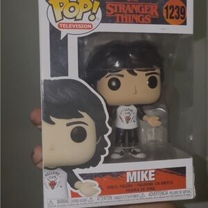 Funko Pop Stranger Things Mike Figure - Black and White